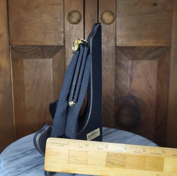 Brooks Brothers Black Clutch with Gold Accent - Picture 8 of 15